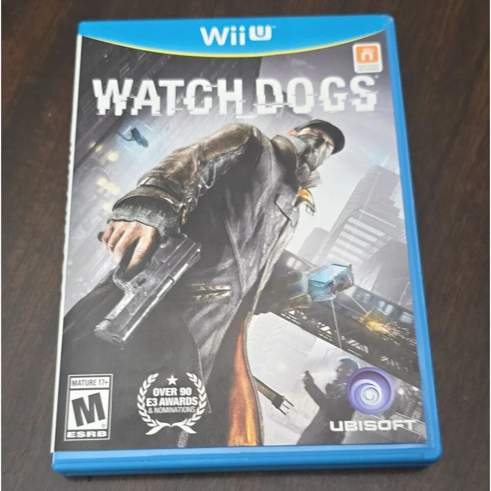 Ubisoft Watch Dogs Nintendo Wii U 2014 NTSC-U/C M-Mature Manual Included